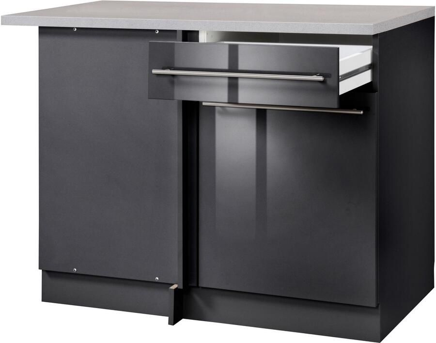 Wiho Küchen Hoekonderkast Chicago 110 cm breed voor een optimaal gebruik van de ruimte - Foto 2