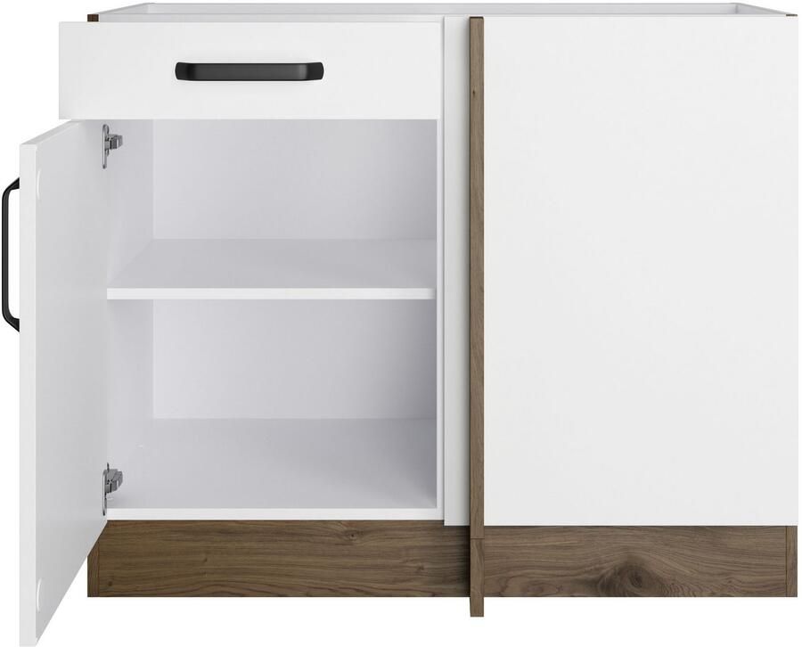 Wiho Küchen Hoekonderkast Elba Breedte: 110 cm met lade en extra legplank - Foto 2