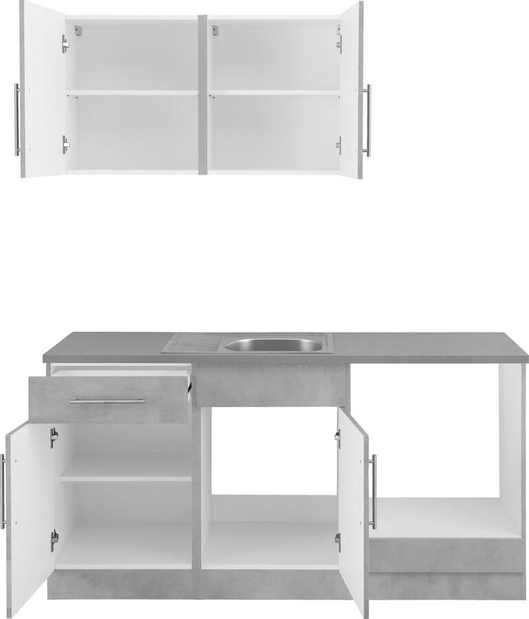 Wiho Küchen Keuken Cali keuze met elektrische apparaten breedte 160 cm