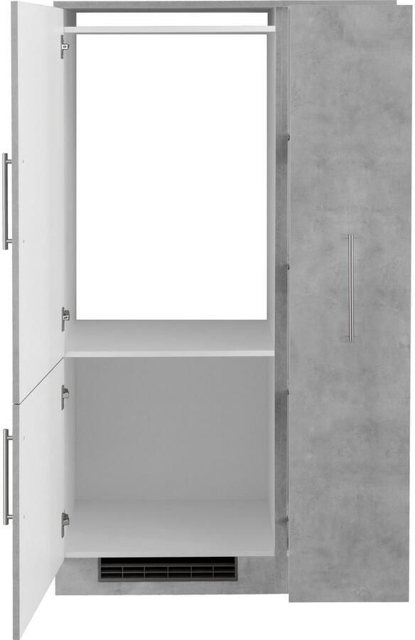 Wiho Küchen Keuken Cali Koelombouwkast met opbergruimte optioneel met elektrische apparaten breedte 90 cm - Foto 2