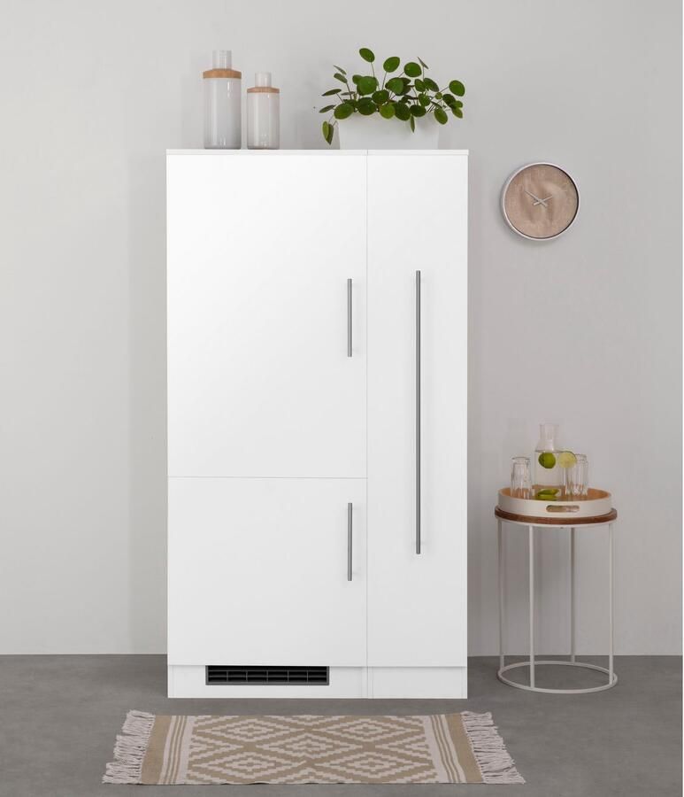 Wiho Küchen Keuken Cali Koelombouwkast met opbergruimte optioneel met elektrische apparaten breedte 90 cm