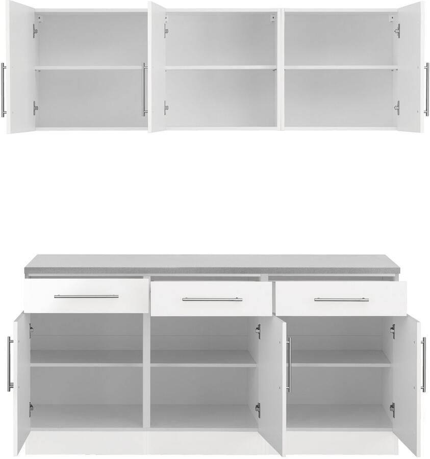 Wiho Küchen Keuken Cali zonder elektrische apparaten breedte 180 cm