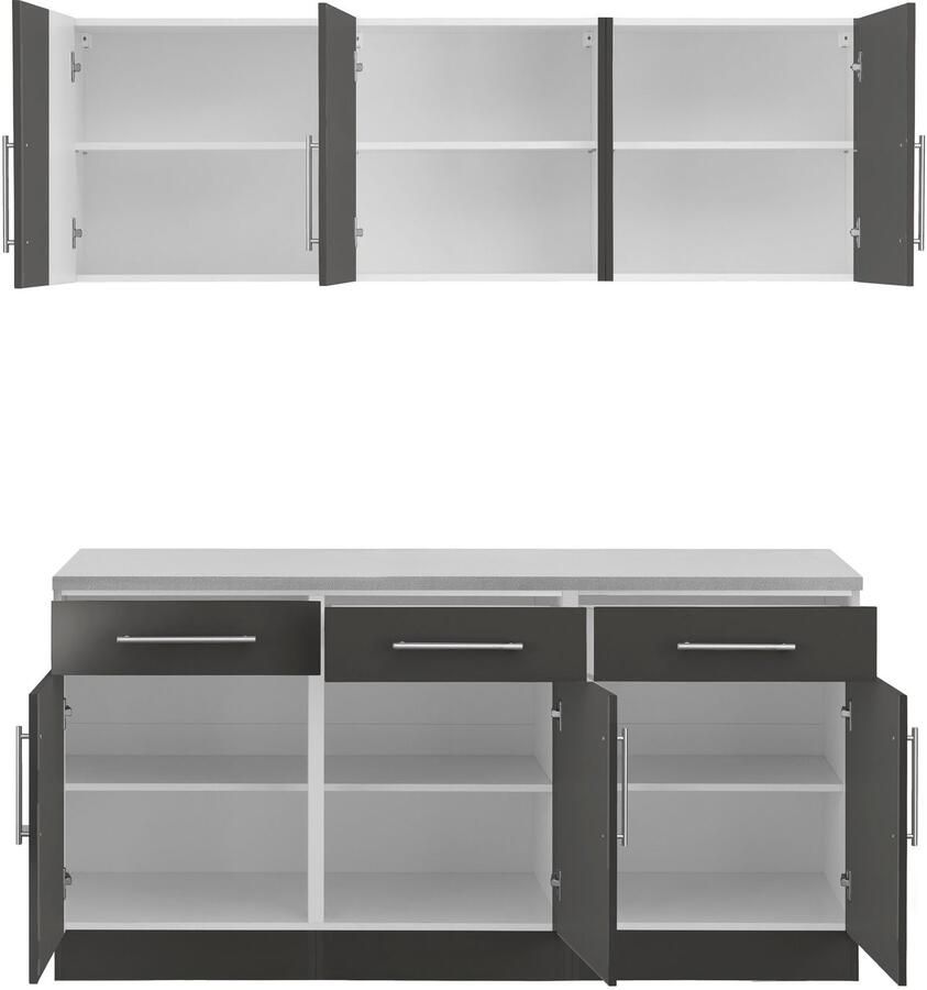 Wiho Küchen Keuken Cali zonder elektrische apparaten breedte 180 cm