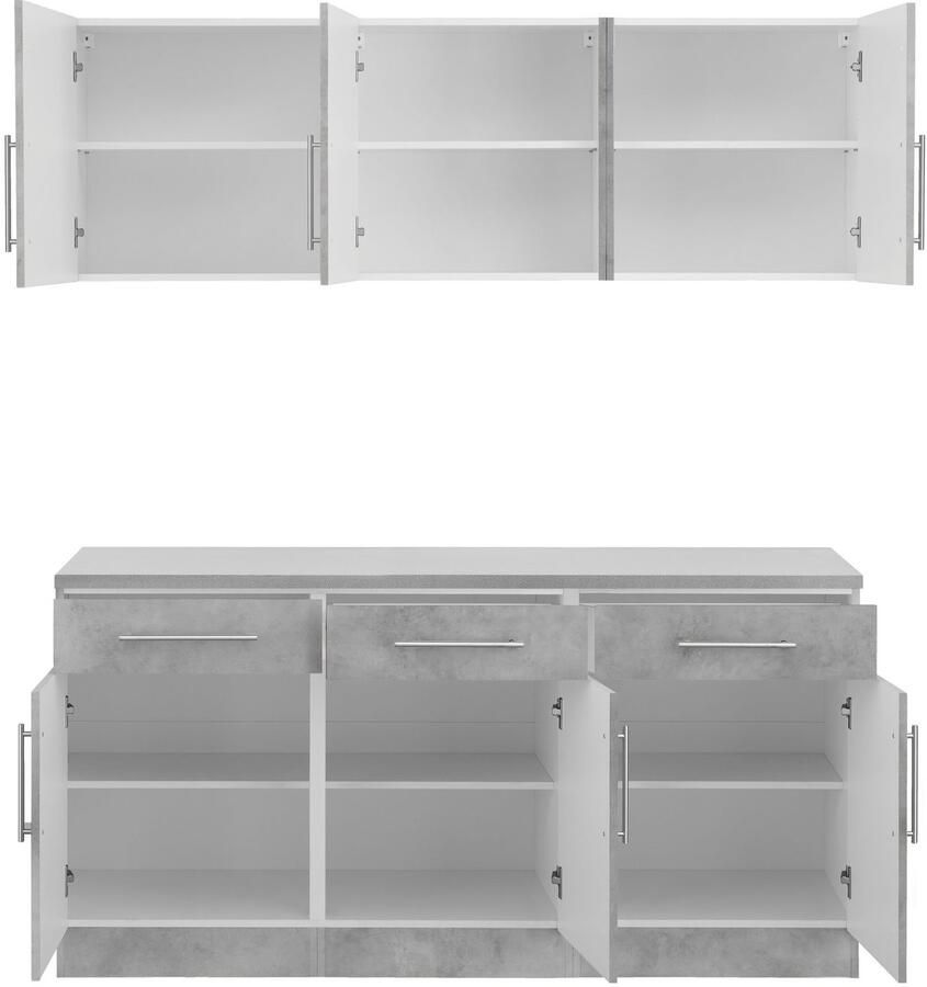 Wiho Küchen Keuken Cali zonder elektrische apparaten breedte 180 cm