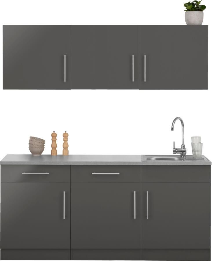 Wiho Küchen Keuken Cali zonder elektrische apparaten breedte 180 cm - Foto 6