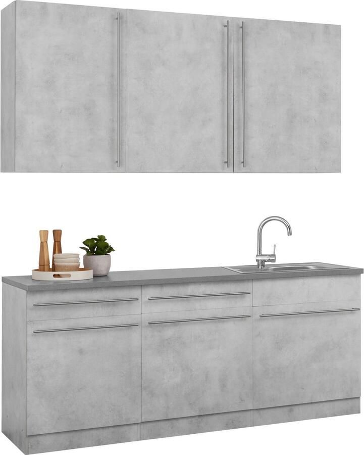 Wiho Küchen Keuken Chicago inclusief spoelbak breedte 180 cm - Foto 4