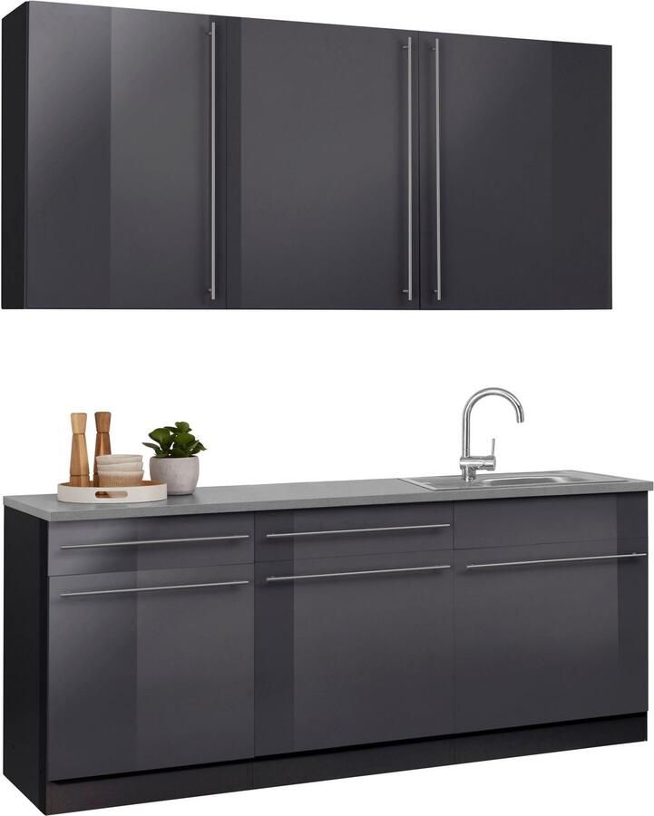 Wiho Küchen Keuken Chicago inclusief spoelbak breedte 180 cm - Foto 4