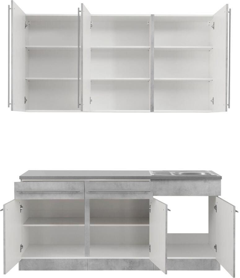 Wiho Küchen Keuken Chicago inclusief spoelbak breedte 180 cm - Foto 2