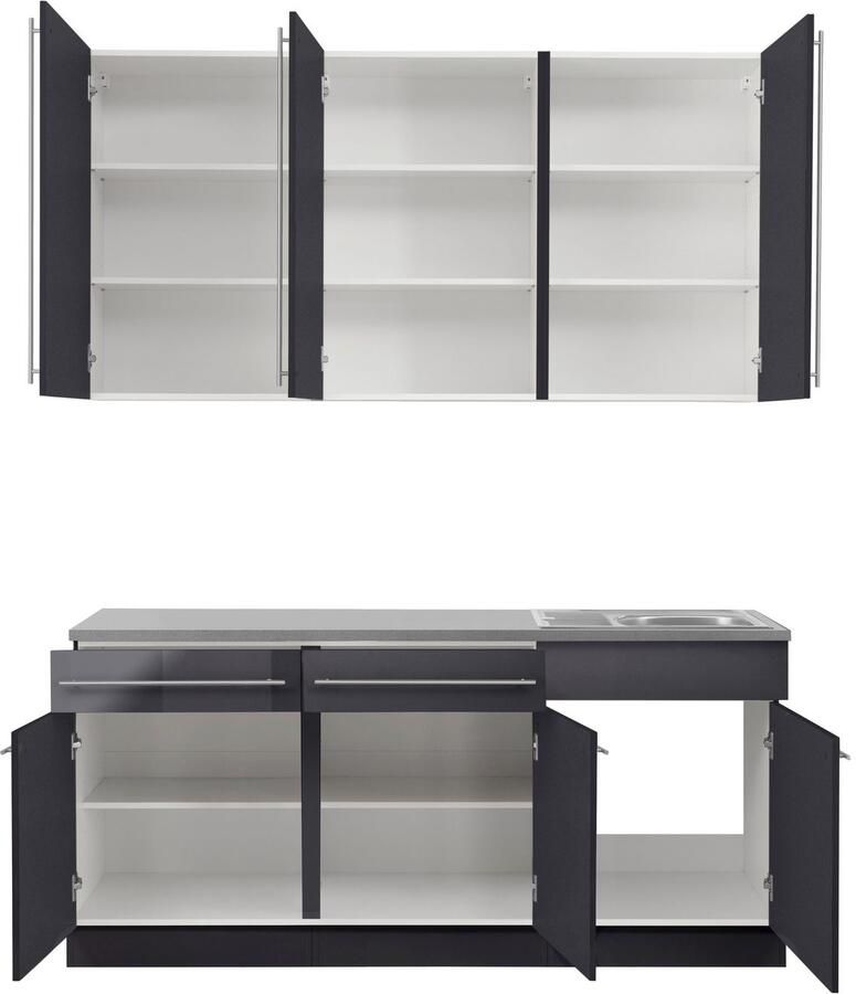 Wiho Küchen Keuken Chicago inclusief spoelbak breedte 180 cm - Foto 2