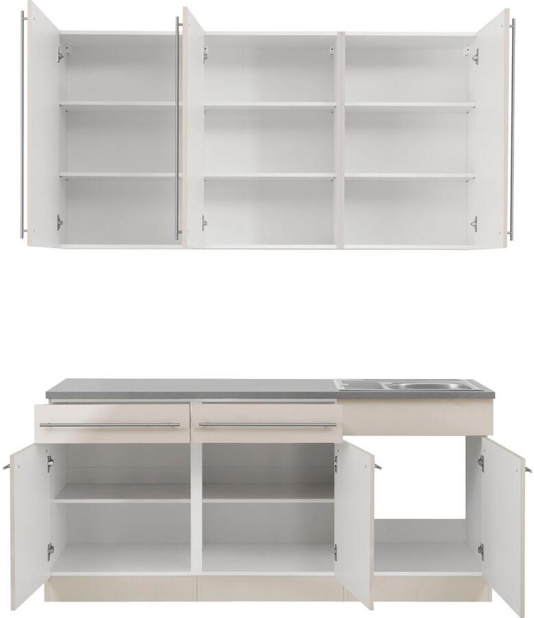 Wiho Küchen Keuken Chicago inclusief spoelbak breedte 180 cm - Foto 2