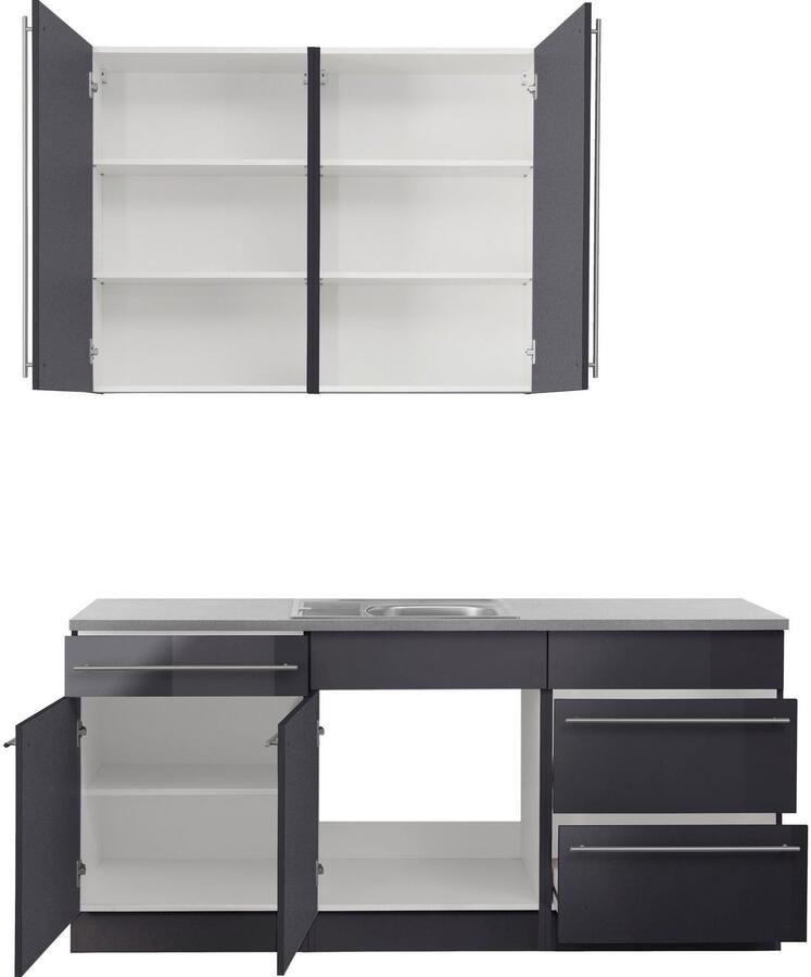 Wiho Küchen Keuken Chicago keuze met elektrische apparaten breedte 180 cm - Foto 3