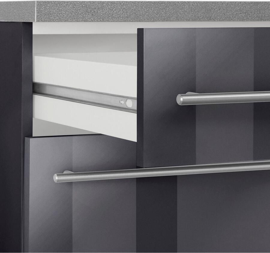 Wiho Küchen Keuken Chicago keuze met elektrische apparaten breedte 180 cm