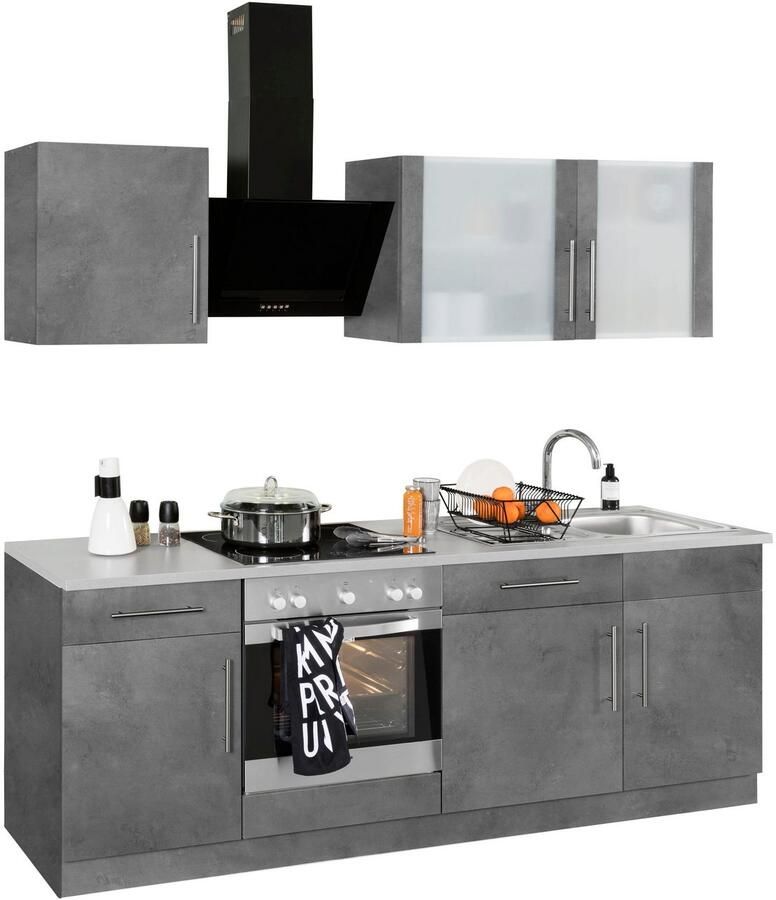 Wiho Küchen Keukenblok Cali zonder elektrische apparaten breedte 220 cm - Foto 2