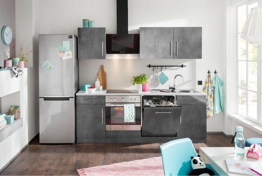 Wiho Küchen Keukenblok Cali zonder elektrische apparaten breedte 220 cm - Foto 2