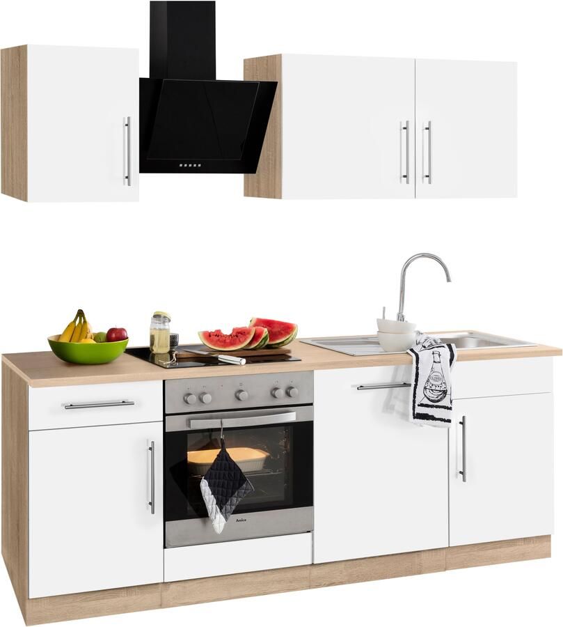 Wiho Küchen Keukenblok Cali zonder elektrische apparaten breedte 220 cm - Foto 3