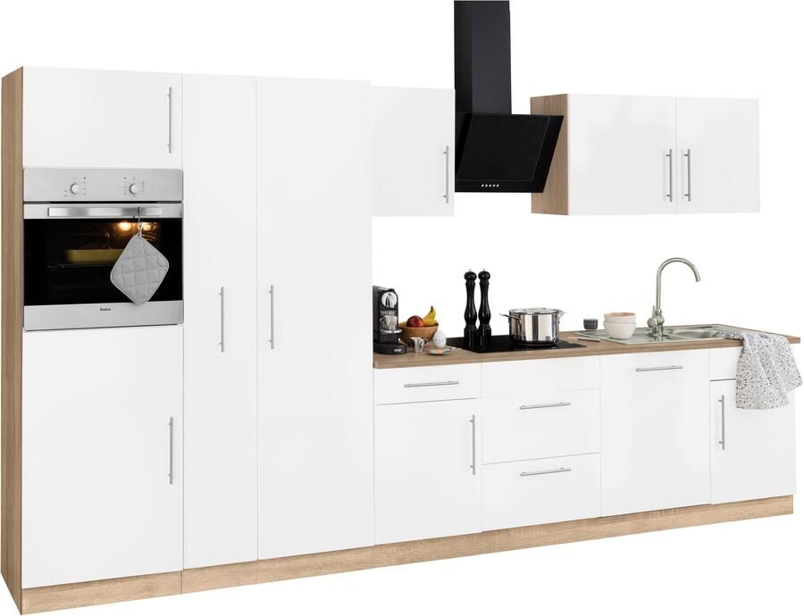 Wiho Küchen Keukenblok Cali zonder elektrische apparaten breedte 360 cm - Foto 3
