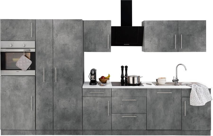 Wiho Küchen Keukenblok Cali zonder elektrische apparaten breedte 360 cm - Foto 5