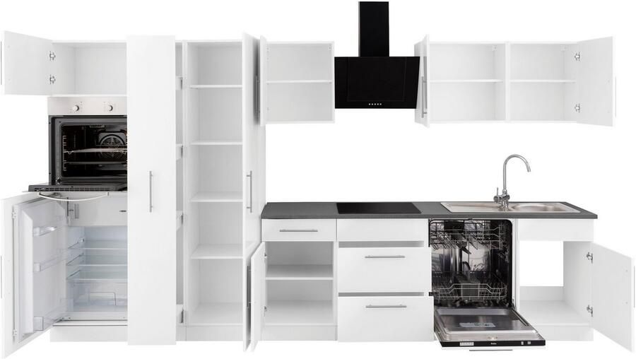 Wiho Küchen Keukenblok Cali zonder elektrische apparaten breedte 360 cm - Foto 2