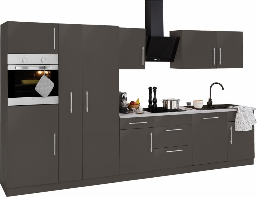 Wiho Küchen Keukenblok Cali zonder elektrische apparaten breedte 360 cm