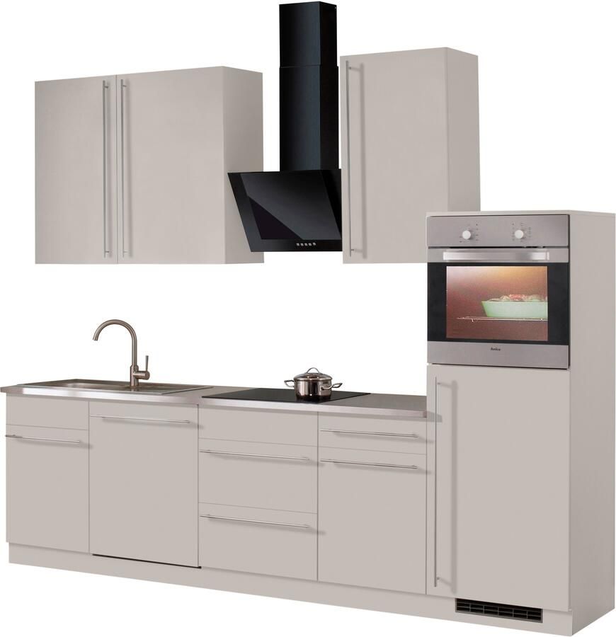 Wiho Küchen Keukenblok Chicago zonder elektrische apparaten breedte 280 cm - Foto 6