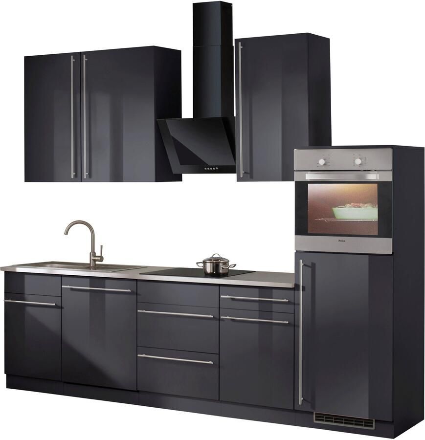 Wiho Küchen Keukenblok Chicago zonder elektrische apparaten breedte 280 cm - Foto 5