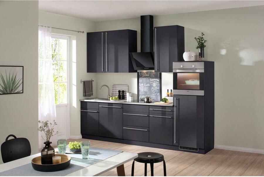 Wiho Küchen Keukenblok Chicago zonder elektrische apparaten breedte 280 cm