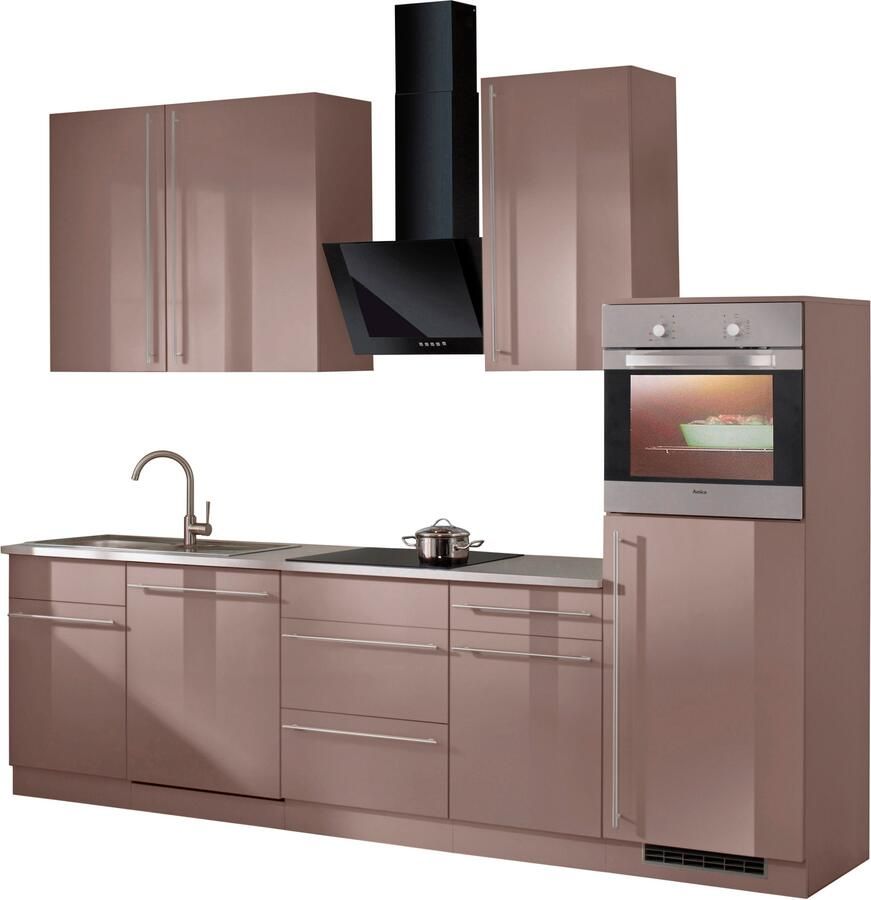 Wiho Küchen Keukenblok Chicago zonder elektrische apparaten breedte 280 cm - Foto 6