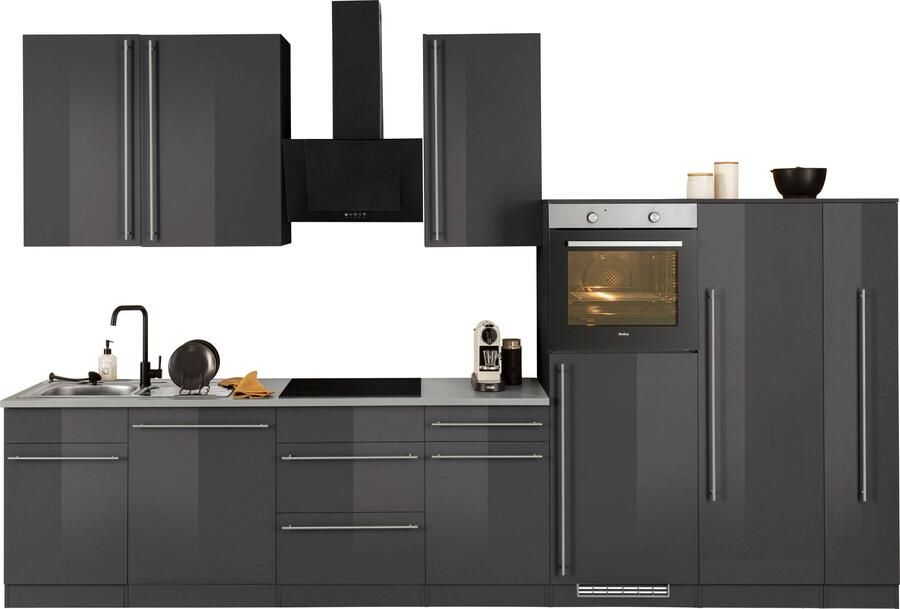 Wiho Küchen Keukenblok Chicago zonder elektrische apparaten breedte 360 cm - Foto 11