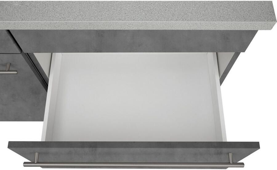 Wiho Küchen Keukenblok Chicago zonder elektrische apparaten breedte 360 cm - Foto 7