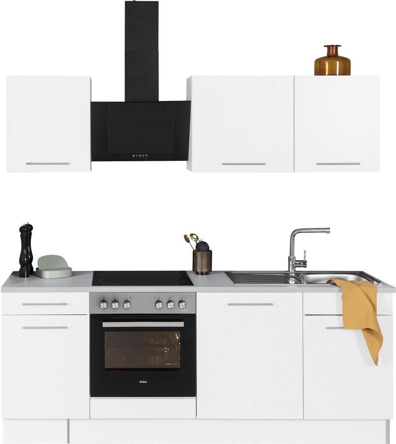 Wiho Küchen Keukenblok Ela Breedte 220 cm softclose functie in hoogte verstelbare poten - Foto 6