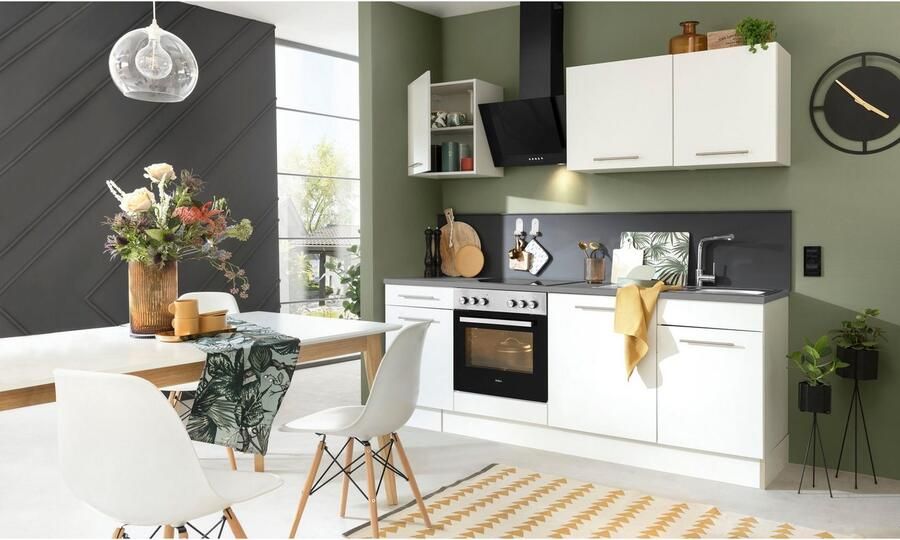 Wiho Küchen Keukenblok Ela Breedte 220 cm softclose functie in hoogte verstelbare poten - Foto 3