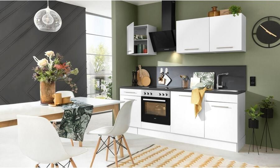 Wiho Küchen Keukenblok Ela Breedte 220 cm softclose functie in hoogte verstelbare poten - Foto 3