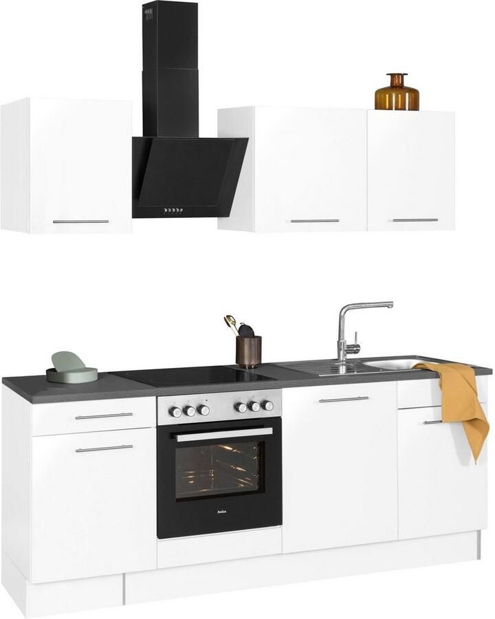 Wiho Küchen Keukenblok Ela Breedte 220 cm softclose functie in hoogte verstelbare poten - Foto 2