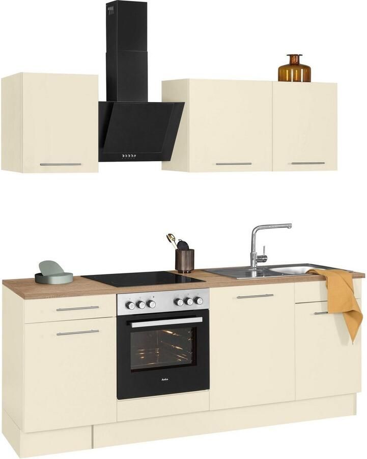 Wiho Küchen Keukenblok Ela Breedte 220 cm softclose functie in hoogte verstelbare poten - Foto 2