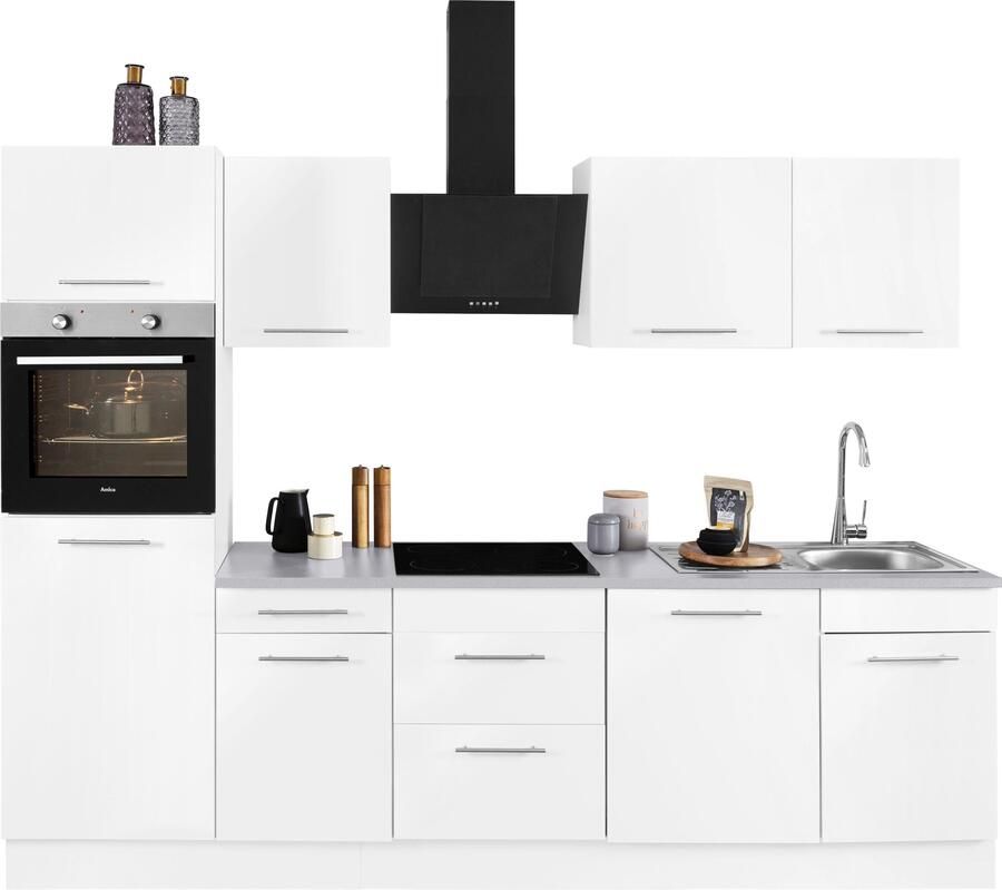 Wiho Küchen Keukenblok Ela Breedte 280 cm softclose functie in hoogte verstelbare poten - Foto 5