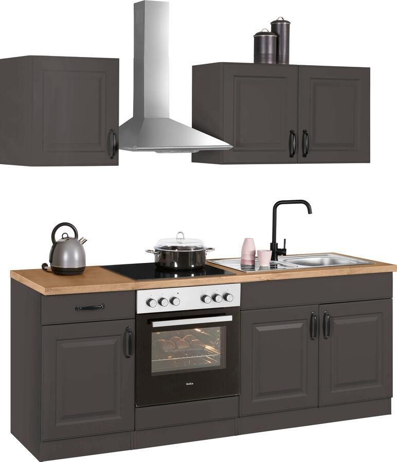 Wiho Küchen Keukenblok Erla zonder elektrische apparaten breedte 210 cm - Foto 7