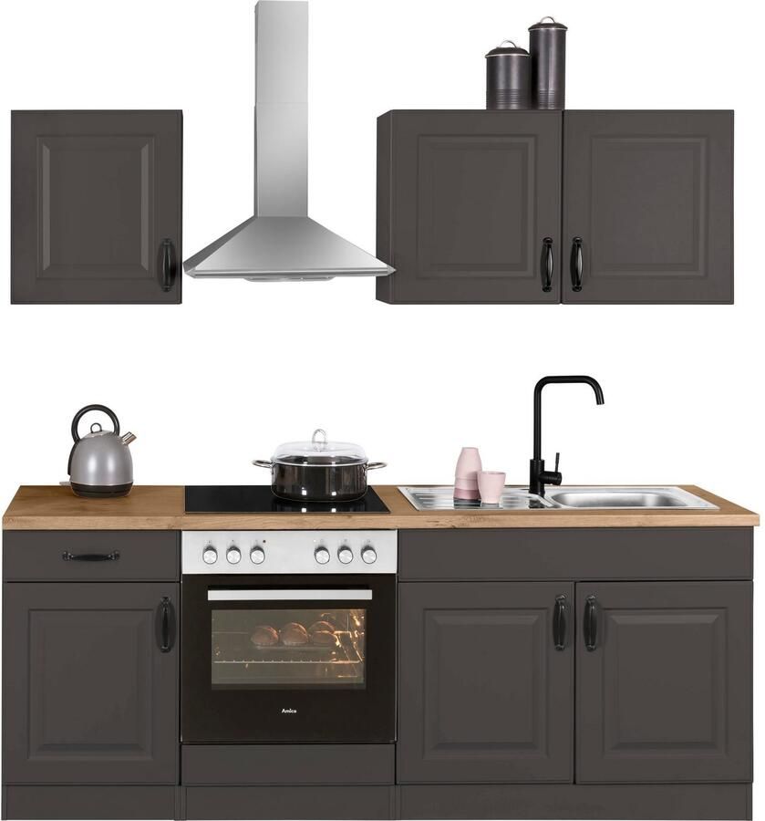 Wiho Küchen Keukenblok Erla zonder elektrische apparaten breedte 210 cm - Foto 2