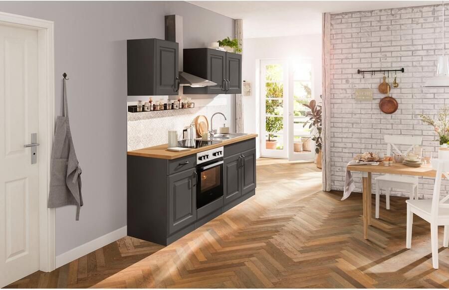 Wiho Küchen Keukenblok Erla zonder elektrische apparaten breedte 210 cm - Foto 3