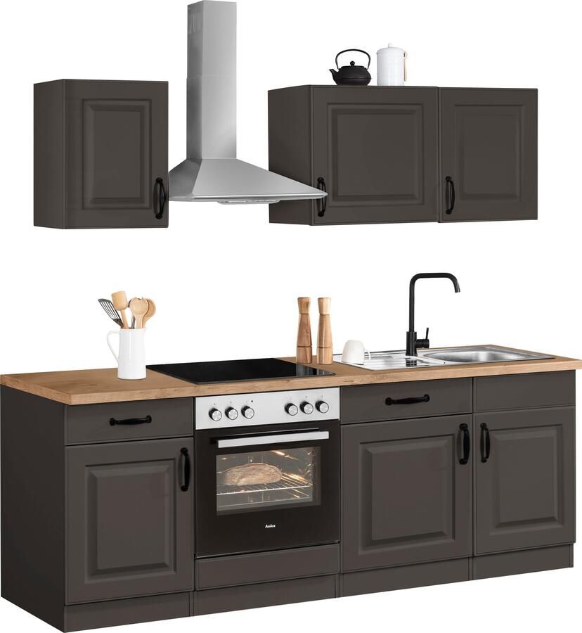 Wiho Küchen Keukenblok Erla zonder elektrische apparaten breedte 220 cm - Foto 9