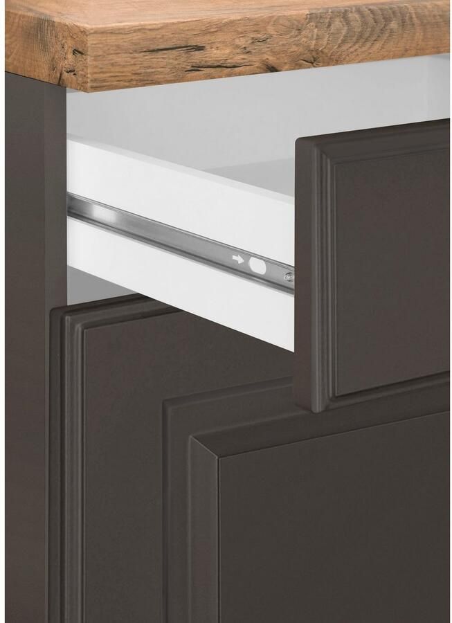 Wiho Küchen Keukenblok Erla zonder elektrische apparaten breedte 220 cm - Foto 3