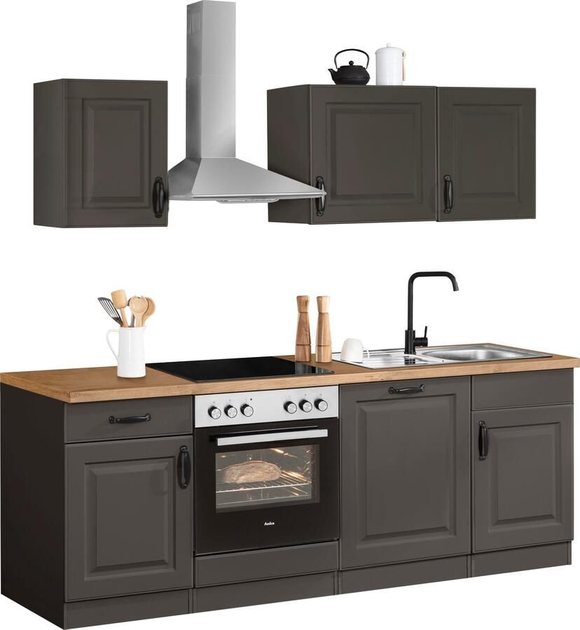 Wiho Küchen Keukenblok Erla zonder elektrische apparaten breedte 220 cm - Foto 6