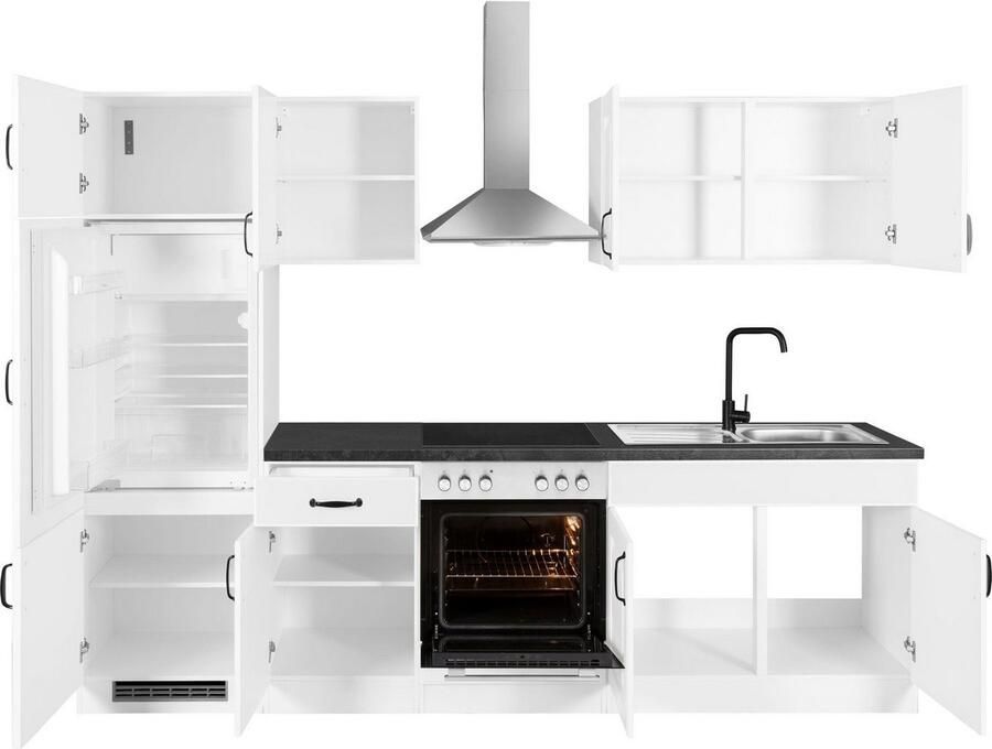 Wiho Küchen Keukenblok Erla zonder elektrische apparaten breedte 270 cm - Foto 2