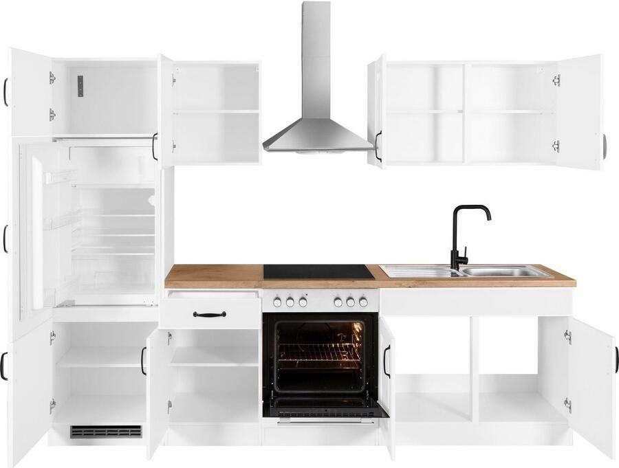 Wiho Küchen Keukenblok Erla zonder elektrische apparaten breedte 270 cm - Foto 2