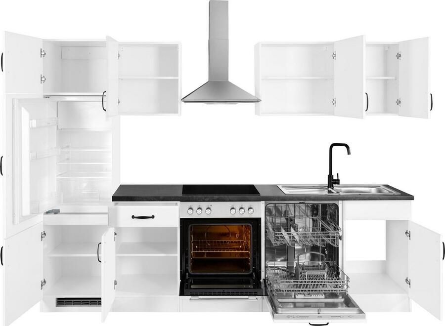 Wiho Küchen Keukenblok Erla zonder elektrische apparaten breedte 280 cm - Foto 2