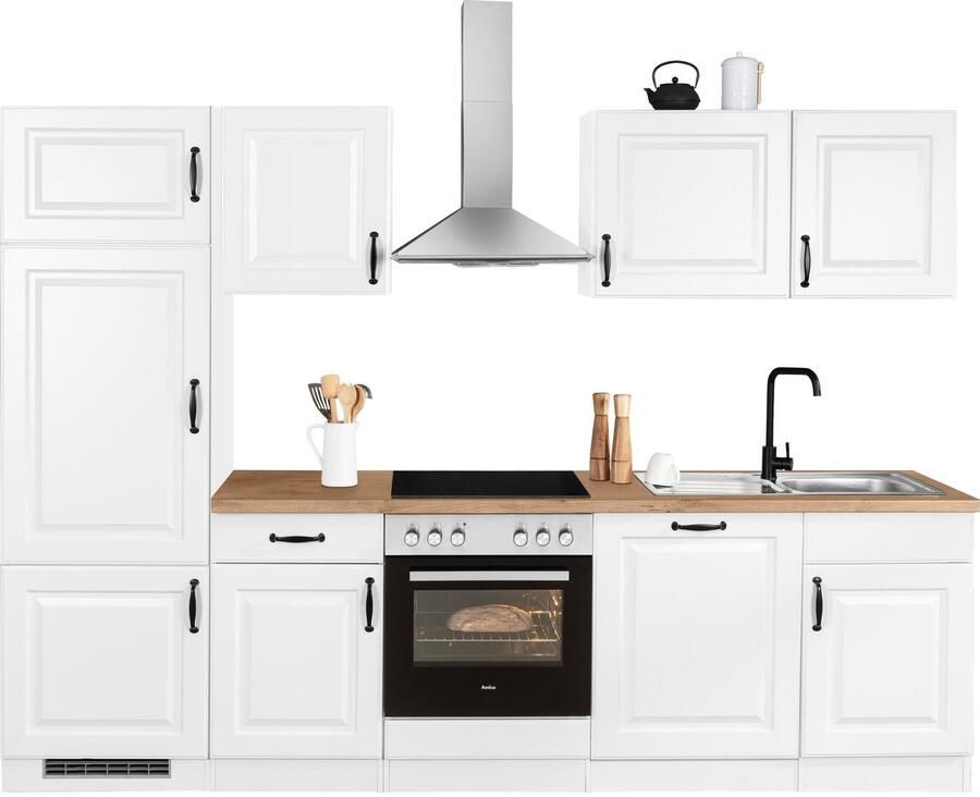 Wiho Küchen Keukenblok Erla zonder elektrische apparaten breedte 280 cm
