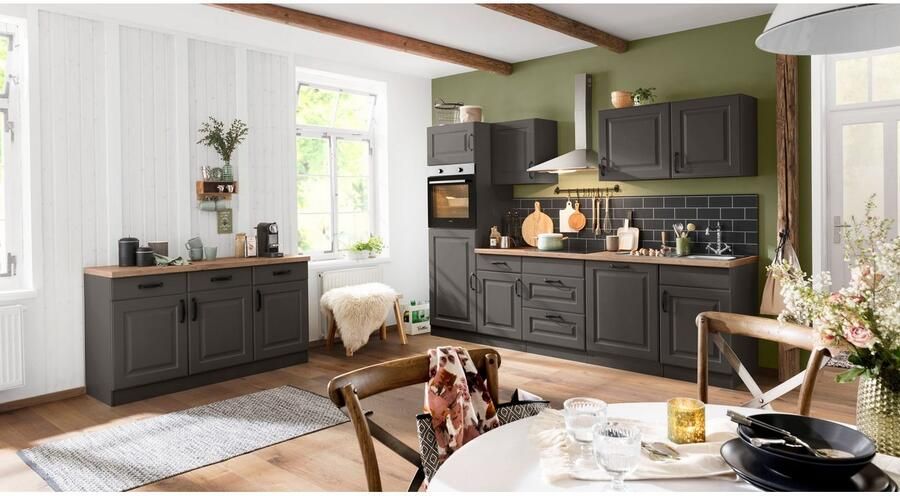 Wiho Küchen Keukenblok Erla zonder elektrische apparaten breedte 280 cm - Foto 7