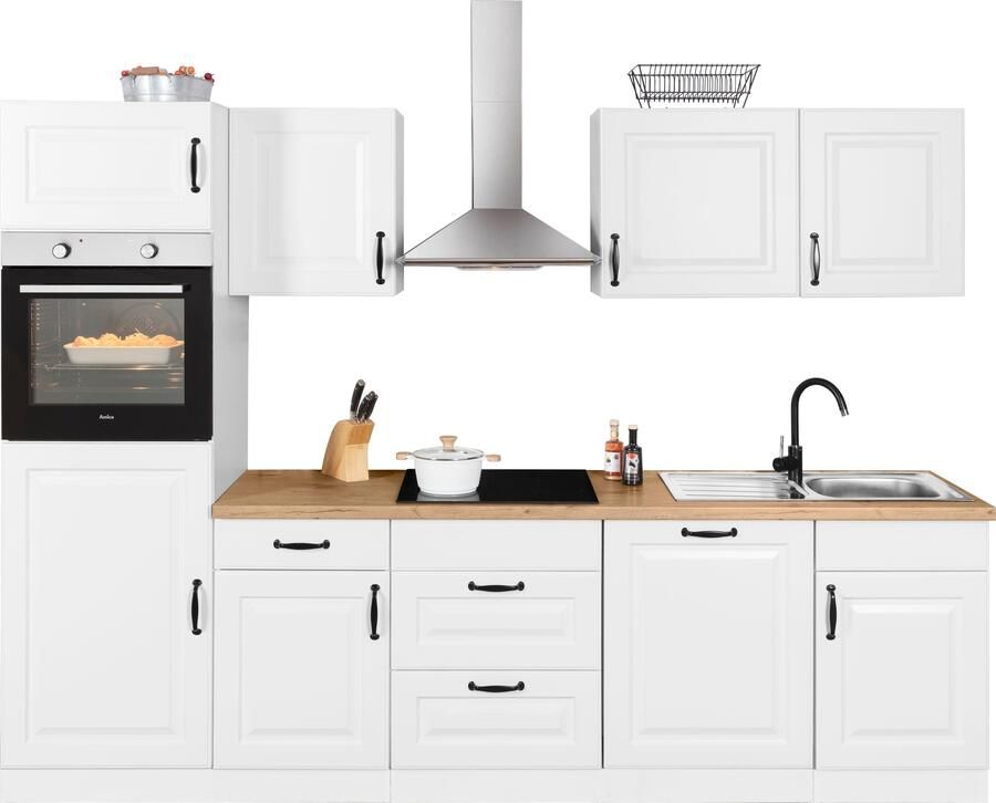 Wiho Küchen Keukenblok Erla zonder elektrische apparaten breedte 280 cm - Foto 8