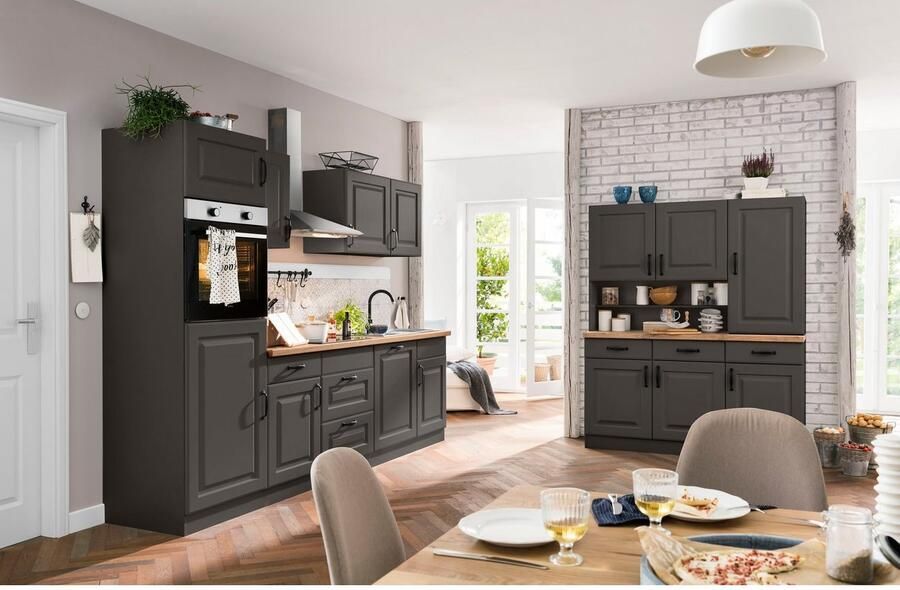 Wiho Küchen Keukenblok Erla zonder elektrische apparaten breedte 280 cm - Foto 6