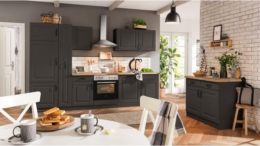 Wiho Küchen Keukenblok Erla zonder elektrische apparaten breedte 310 cm - Foto 3