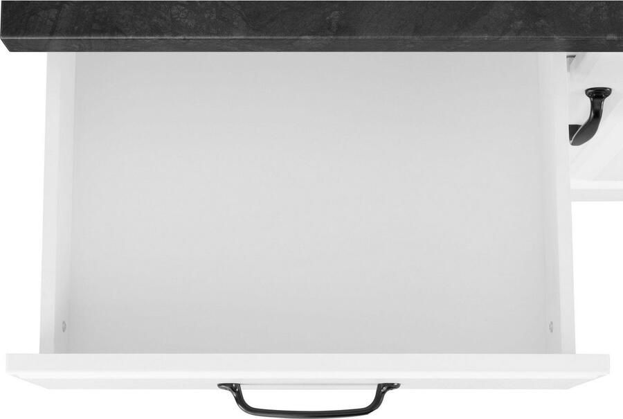 Wiho Küchen Keukenblok Erla zonder elektrische apparaten breedte 310 cm - Foto 2